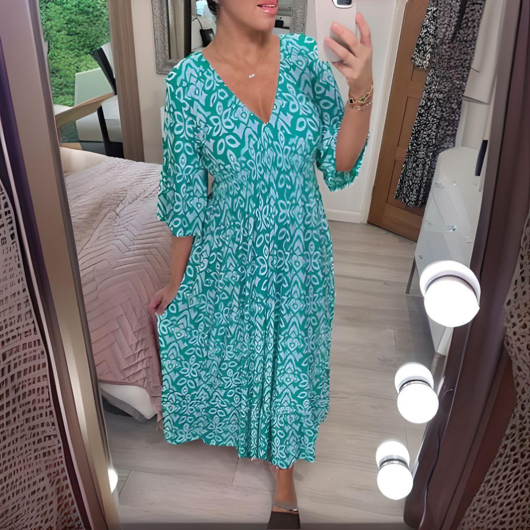 Lillia - Vestido Impreso Boho