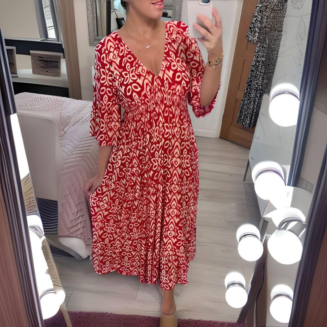 Lillia - Vestido Impreso Boho