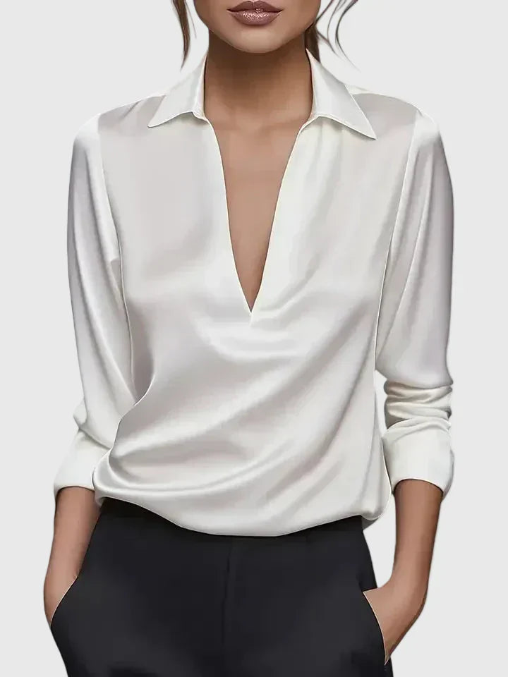 Calvina | Blusa Sofisticada