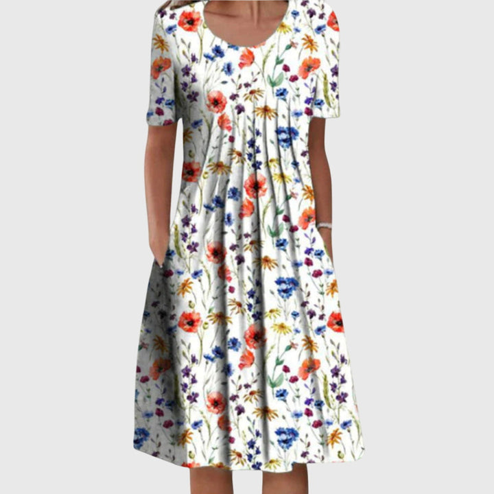 Mary™ | Vestido Midi con Cobertura para el Abdomen