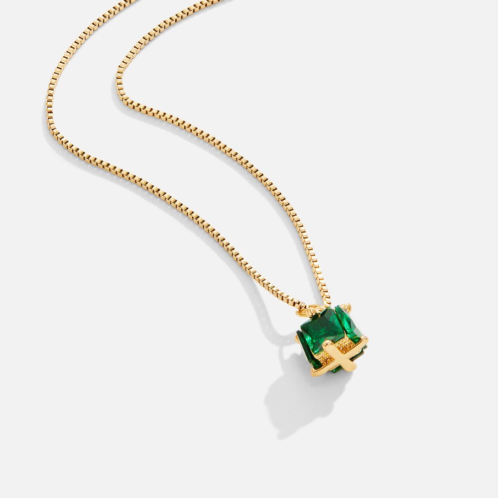 Collar de Cubo Esmeralda