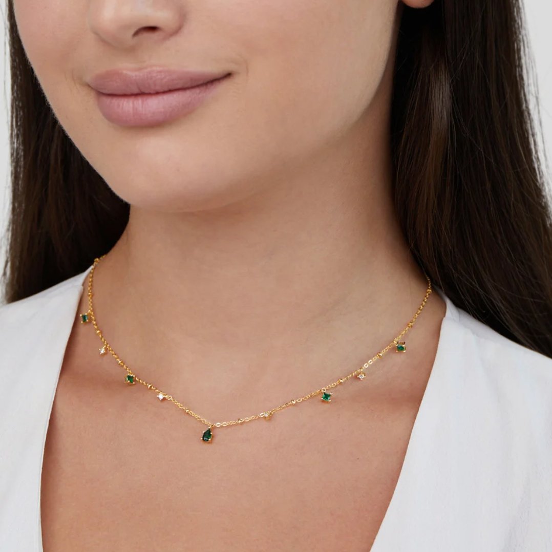 Collar de Oro Kristall de Emily