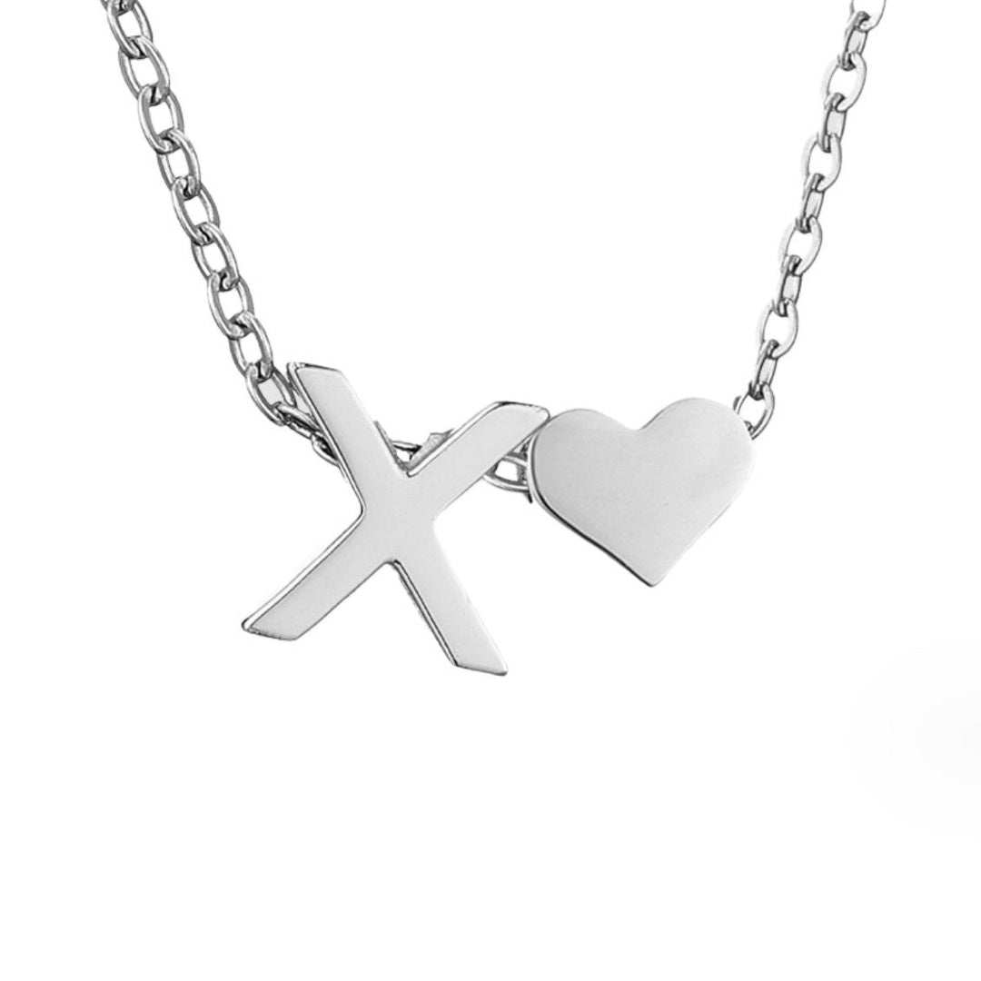 Amor Eterno & Collar de Plata con Carta