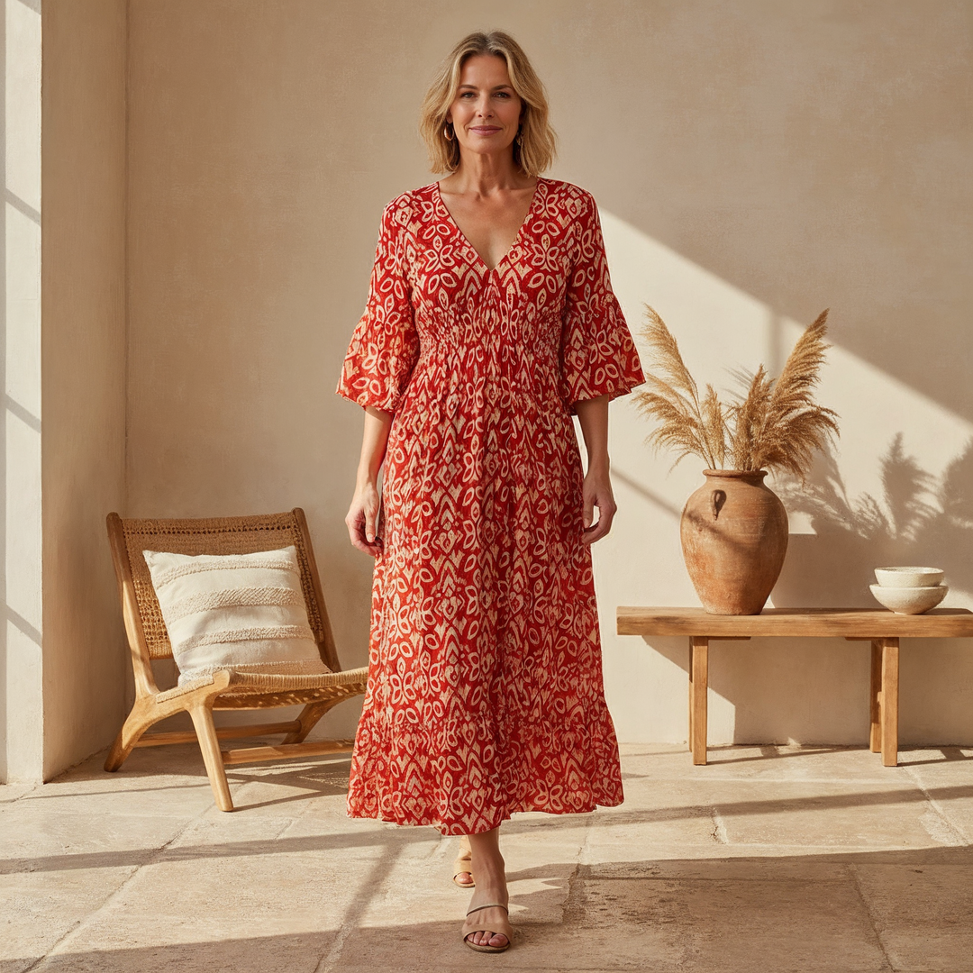 Lillia - Vestido Impreso Boho