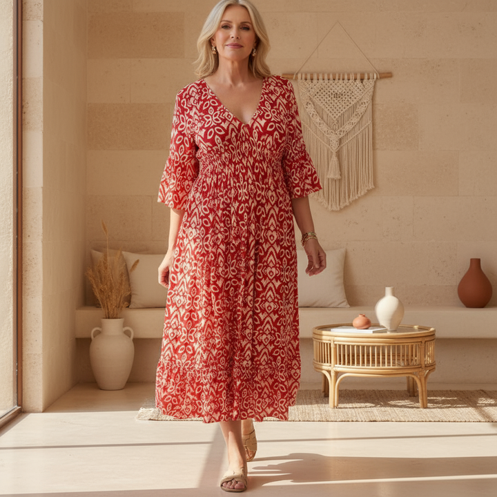 Lillia - Vestido Impreso Boho