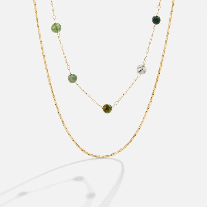 Cadena de capas Alana Oro & Piedra