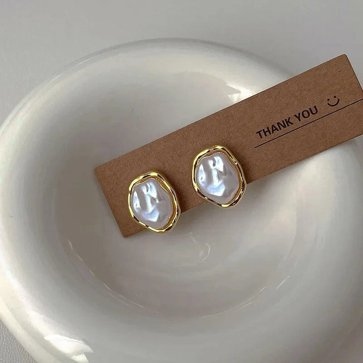 Pendientes Elegantes de Perla de Carmen