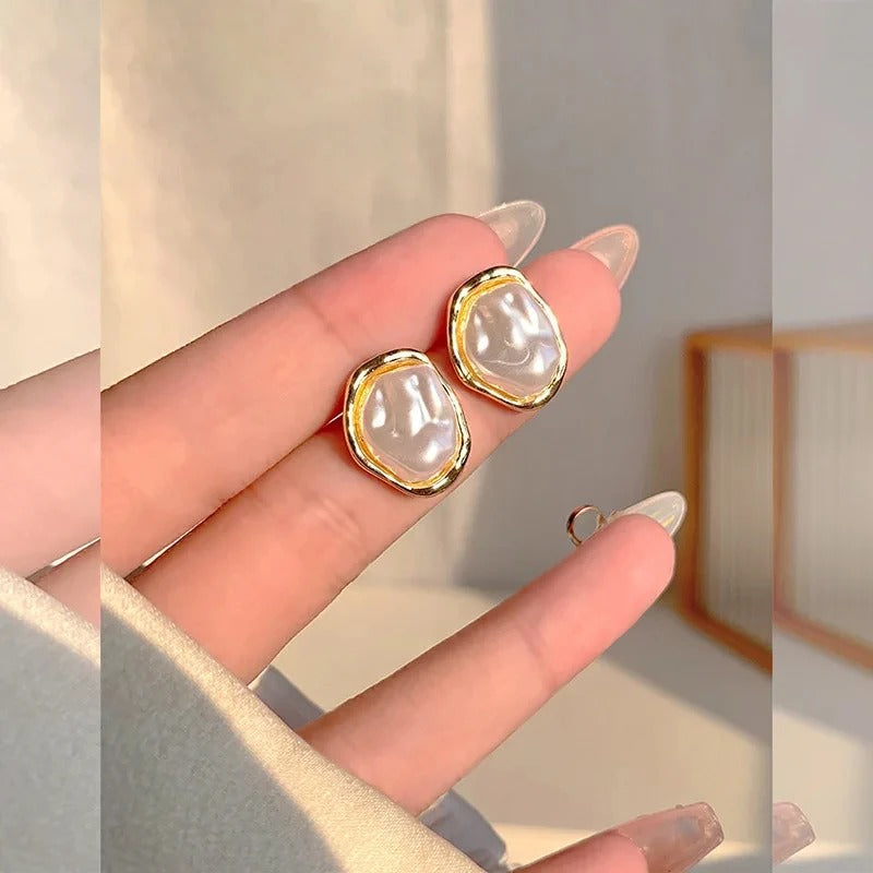 Pendientes Elegantes de Perla de Carmen