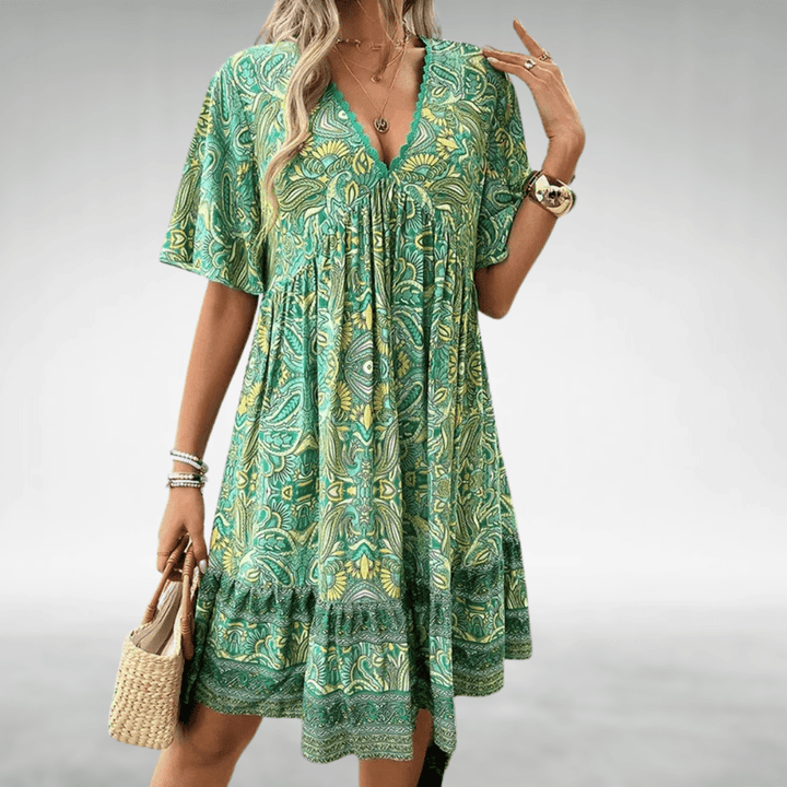 Marielle | Vestido Boho de Corte A