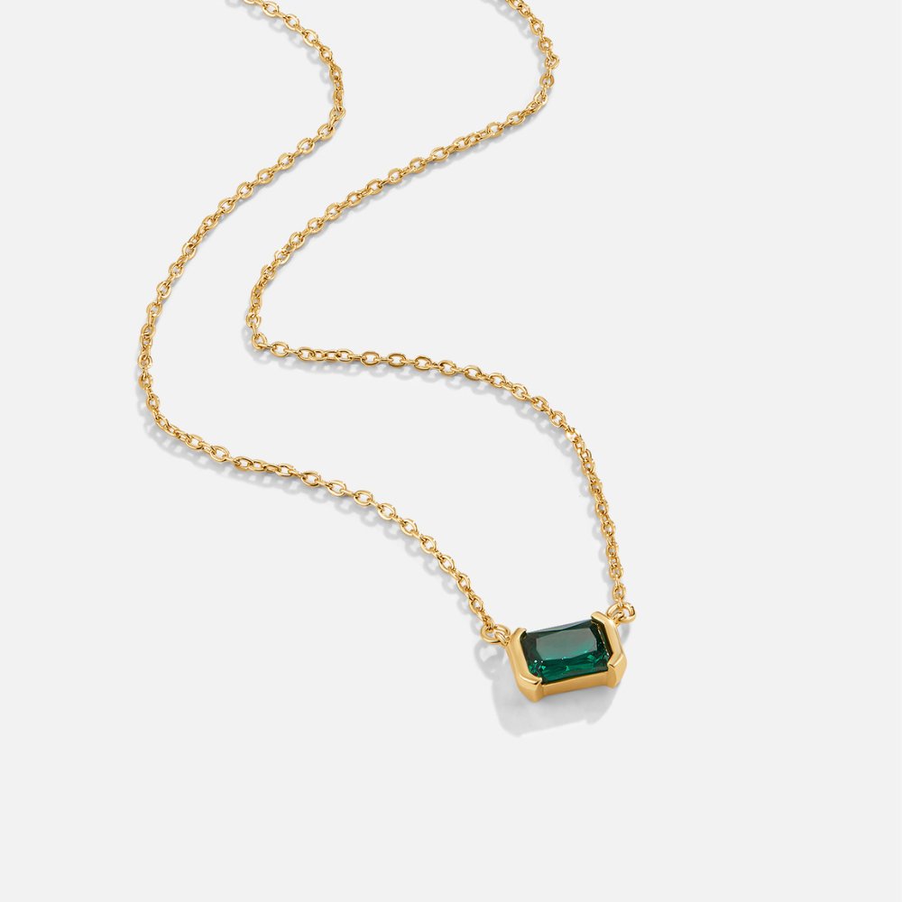 Collar de Esmeralda Verde Moni