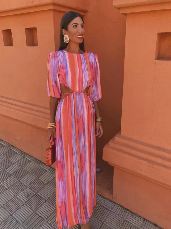 Paloma | Vestido elegante con cortes